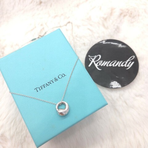 Tiffany & Co 太極造型墜飾項鍊 925純銀