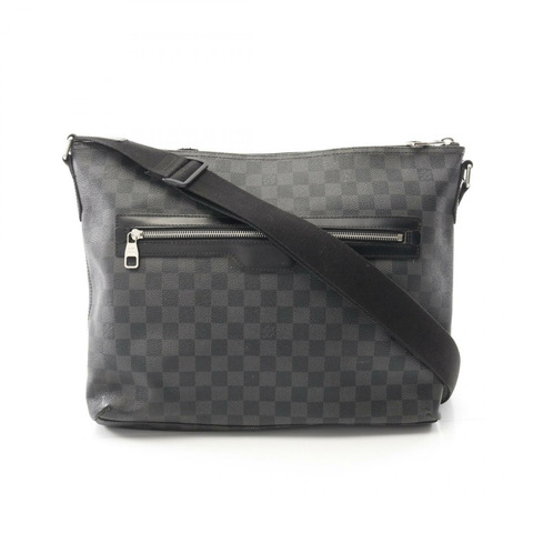 LOUIS VUITTON Mick MM 斜背包 N41106 Damier graphite 黑色 二手