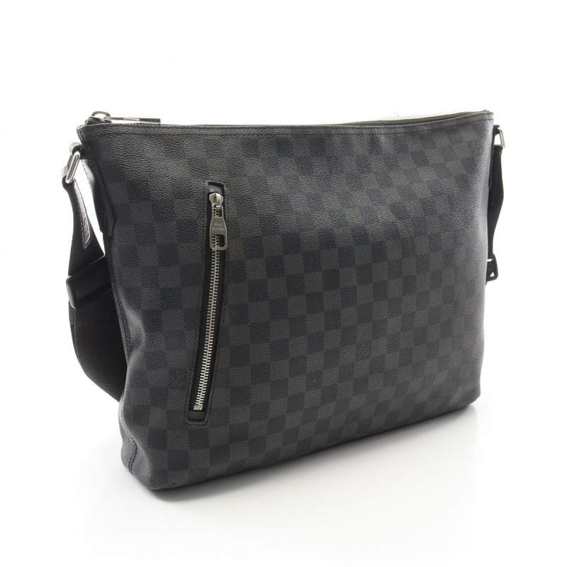 路易威登 Mick MM 斜背包 N41106 Damier 石墨色 黑色 二手-1
