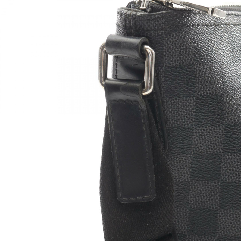 路易威登 Mick MM 斜背包 N41106 Damier 石墨色 黑色 二手-8
