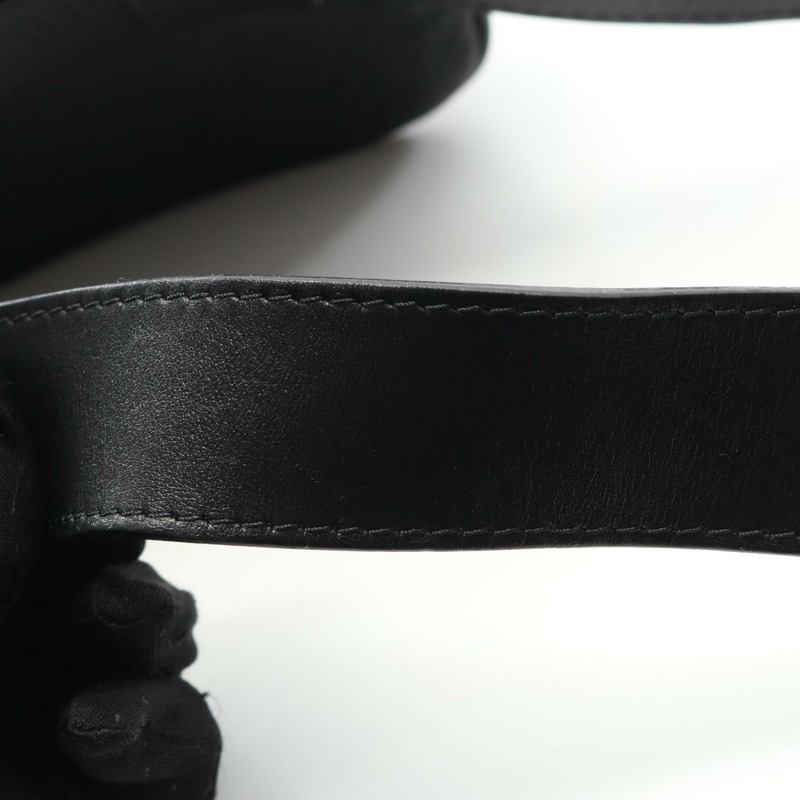 LOUIS VUITTON Pochette Volga 腰包 M53550 Monogram 皮革 黑色 二手 男士-9