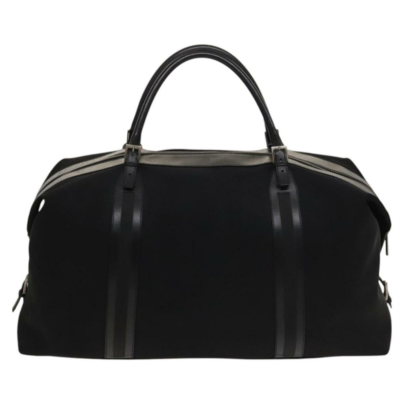 【日本直送】GUCCI 波士頓包 尼龍 黑銀 012 0539 正品 121141-1