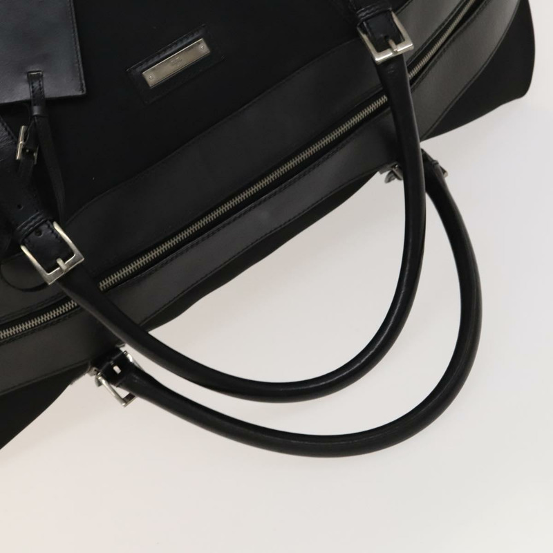 【日本直送】GUCCI 波士頓包 尼龍 黑銀 012 0539 正品 121141-6