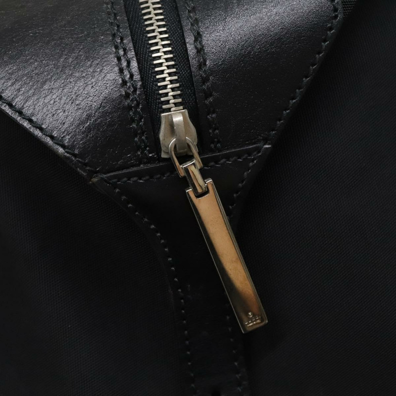 【日本直送】GUCCI 波士頓包 尼龍 黑銀 012 0539 正品 121141-8