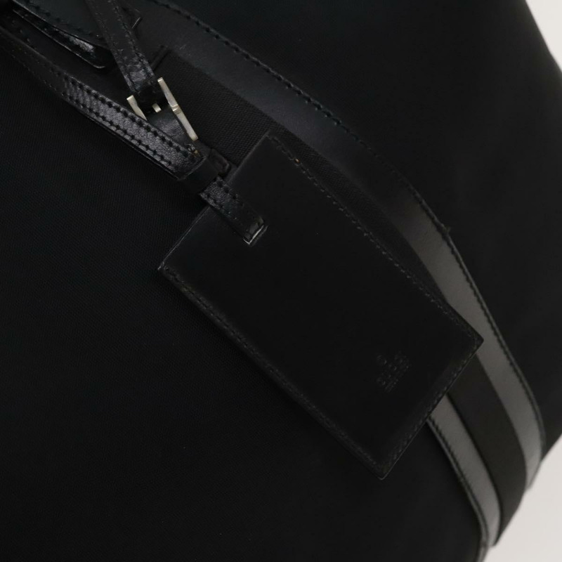 【日本直送】GUCCI 波士頓包 尼龍 黑銀 012 0539 正品 121141-17