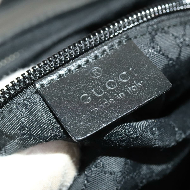 【日本直送】GUCCI 波士頓包 尼龍 黑銀 012 0539 正品 121141-22