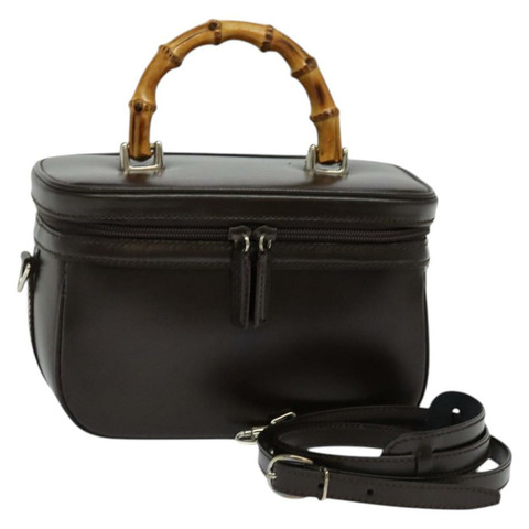 GUCCI 竹節手提包 皮革 2 款 棕金色 013 2122 2490 正品 am8760