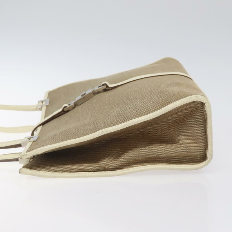 【日本直送】GUCCI Jackie 手提包 帆布 米色 銀色 002 1073 正品 BA3848-3