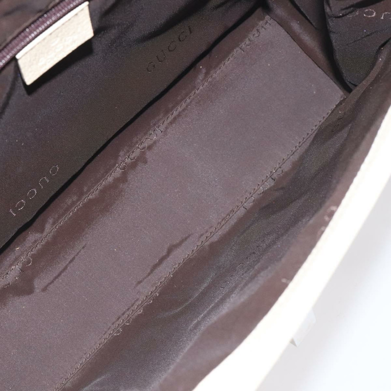 【日本直送】GUCCI Jackie 手提包 帆布 米色 銀色 002 1073 正品 BA3848-10