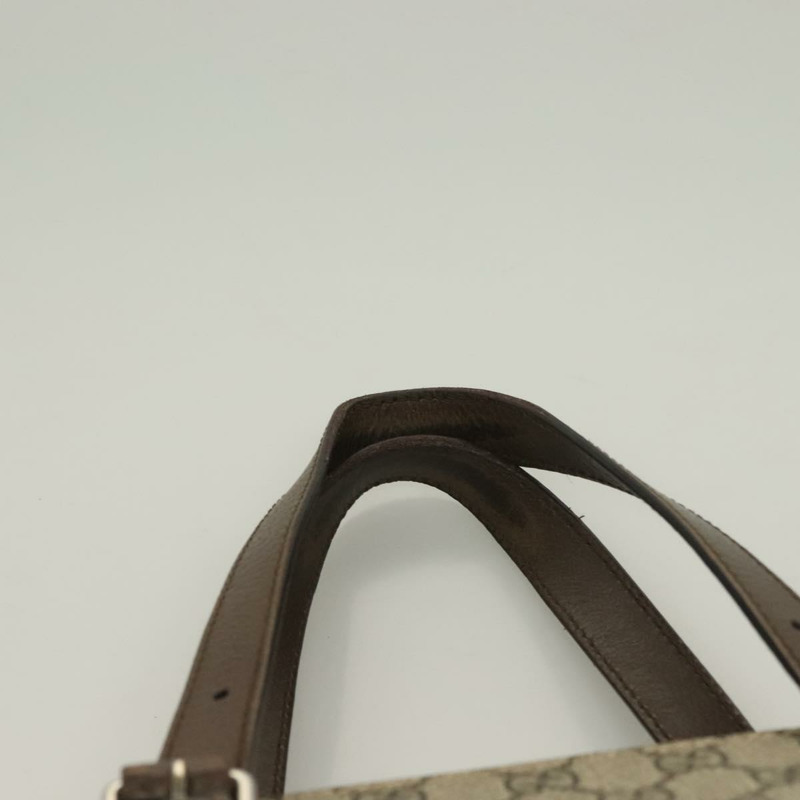 【日本直送】GUCCI GG Supreme 手提包 PVC 米色銀色 643814 正品 BA3775-7