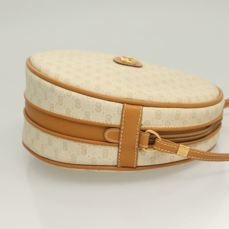【日本直送】GUCCI 微型 GG Supreme 單肩包 PVC 米金色 007 115 0088 正品 BA3970-2