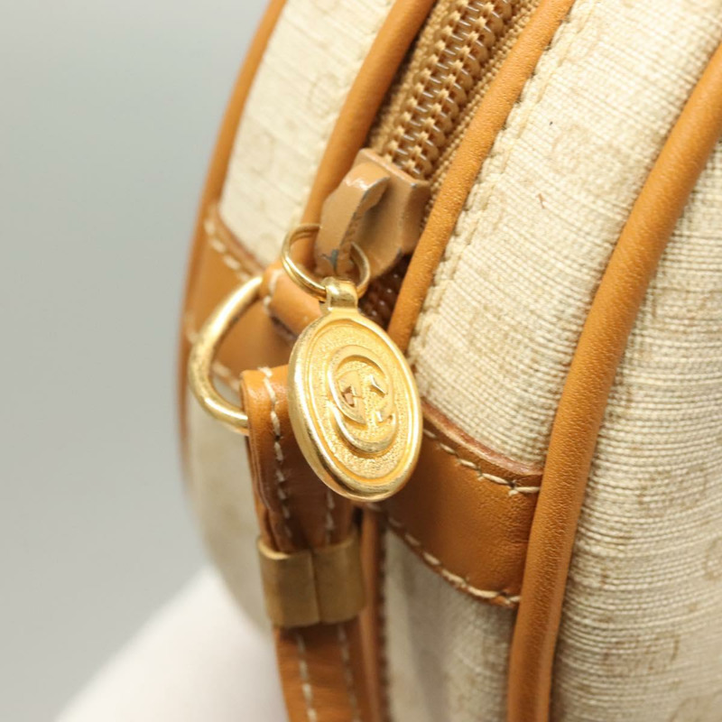 【日本直送】GUCCI 微型 GG Supreme 單肩包 PVC 米金色 007 115 0088 正品 BA3970-8