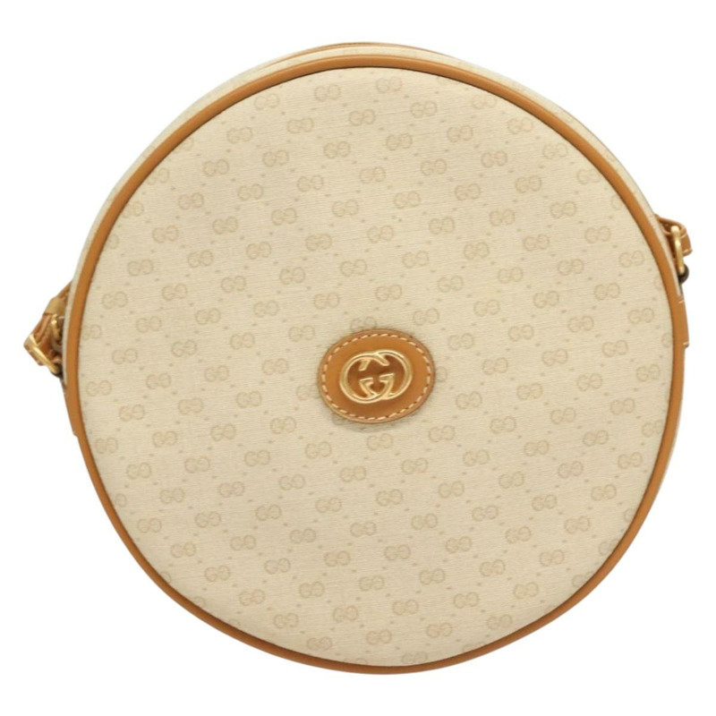 【日本直送】GUCCI 微型 GG Supreme 單肩包 PVC 米金色 007 115 0088 正品 BA3970-12
