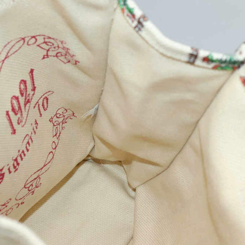 【日本直送】GUCCI Gucci Garden Boutique 手提包帆布米色正品 bs27564-11