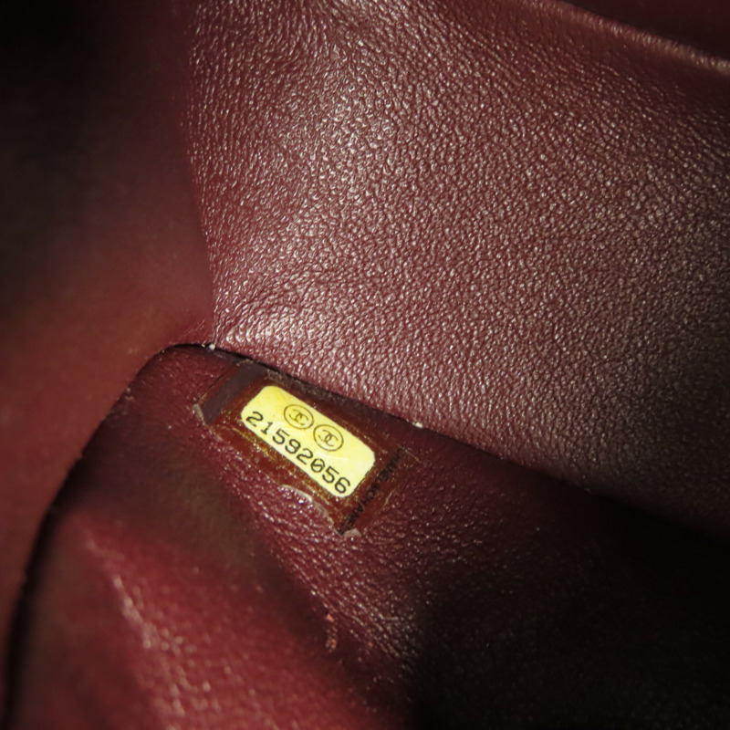 CHANEL 羊皮皮革Classic 25銀扣鏈帶肩背袋-16