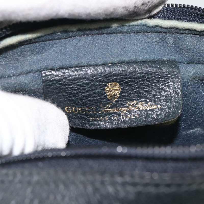 【日本直送】GUCCI GG Supreme Sherry Line 手拿包 PVC 海軍藍金紅色 56 01 012 正品 129340-8