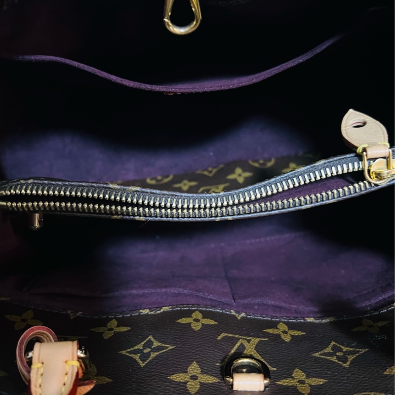 LV中款蒙恬包❤️M41056~ 95近新「LV MONTAIGNE BB 」~肩背包、手提包、斜背包-13