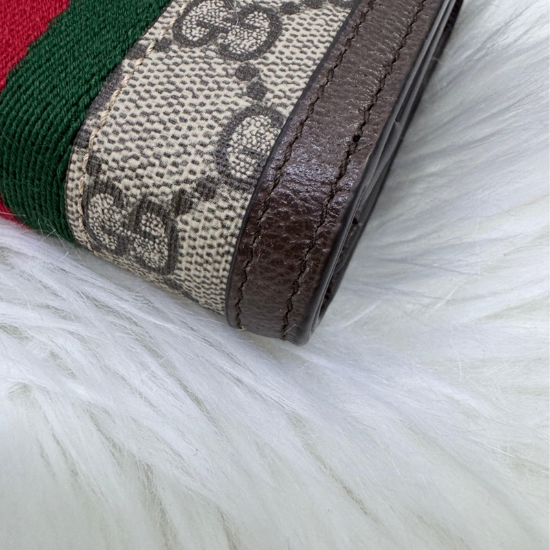 全新 GUCCI 古馳 銀包 GG SUPREME 598662 96IWG 8745 短身啪鈕款銀包-6