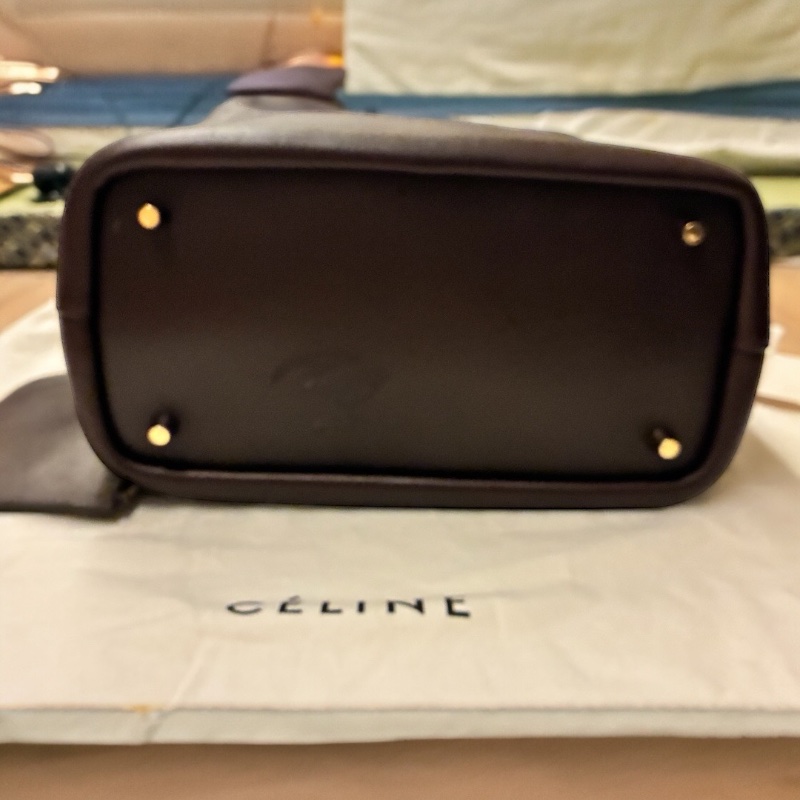 Celine Sangle 大型水桶肩背包 經典深棕 附保卡購證防塵袋 | 少用 | 保養良好-13