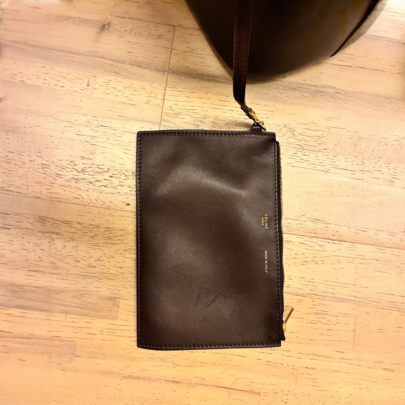 Celine Sangle 大型水桶肩背包 經典深棕 附保卡購證防塵袋 | 少用 | 保養良好-23