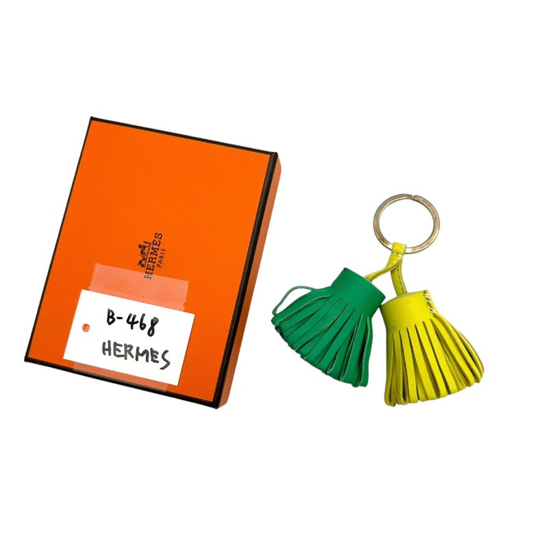 【美收精品】HERMES 黃綠吊飾 B-468【隔月月中將轉賣至日本 上架期限30天】-7