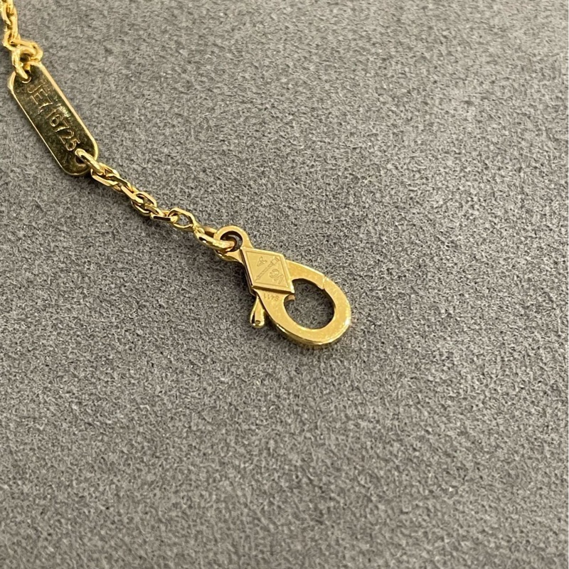 VCA梵克雅寶四葉草🍀AU750孔雀石項鍊中號-10