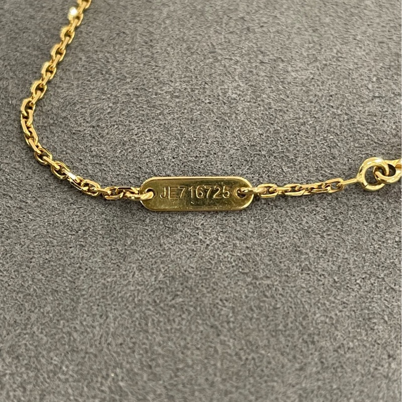 VCA梵克雅寶四葉草🍀AU750孔雀石項鍊中號-13