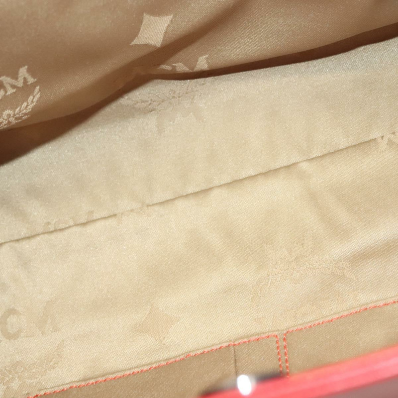 【日本直送】MCM 鏈條單肩包 皮革 紅色 正品 129555-9