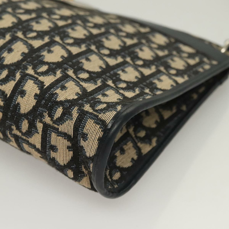 【日本直送】Christian Dior Trotter帆布肩背包 海軍藍 金色 正品 ep9528-13