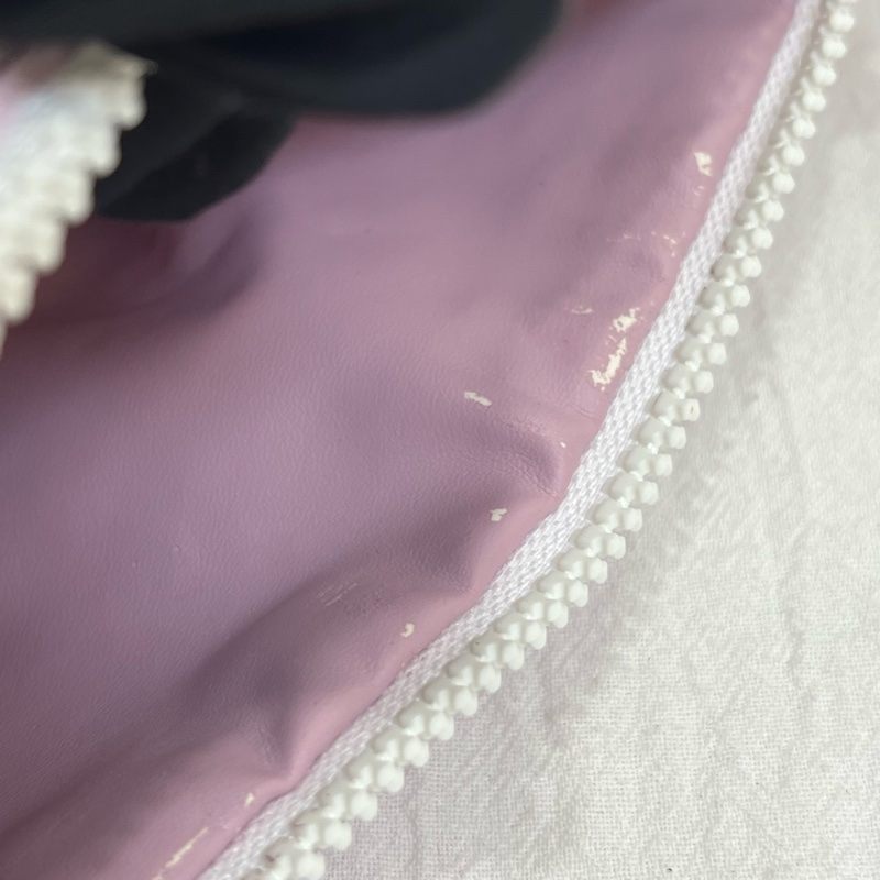 Chanel 粉色毛絨 化妝包-10