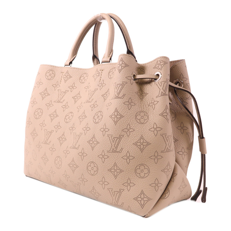 LOUIS VUITTON Monogram Mahina Bella Tote銀扣手挽肩背兩用袋-2