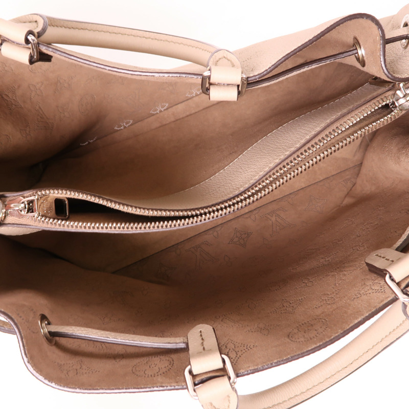 LOUIS VUITTON Monogram Mahina Bella Tote銀扣手挽肩背兩用袋-4