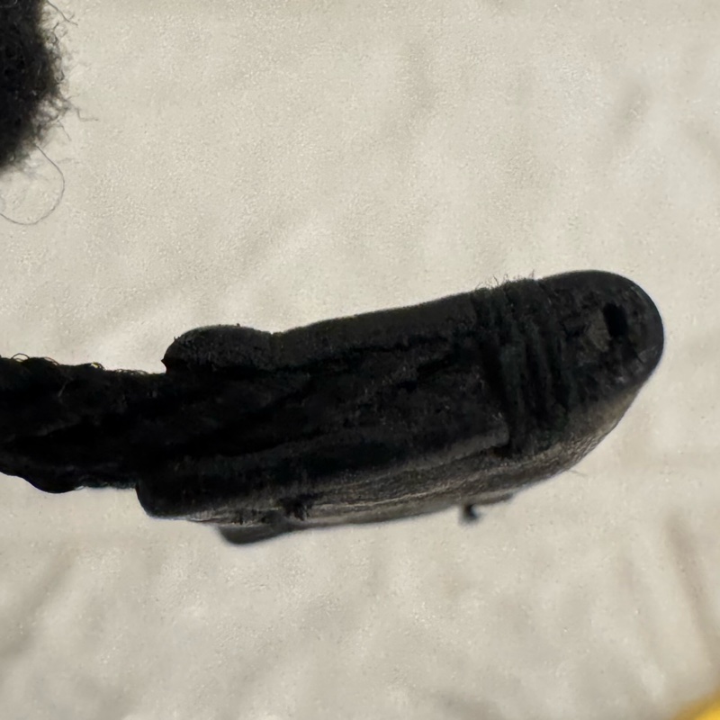 Dior黑織布復古金CD皮帶-7