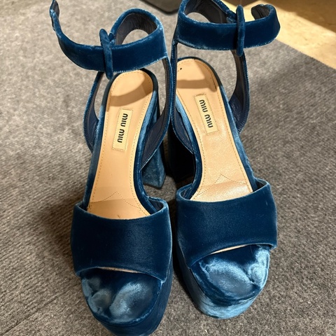 miu miu 厚底高跟鞋