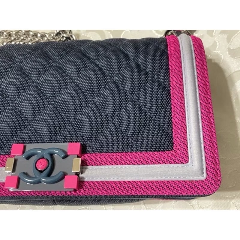 Chanel boy布面包-2