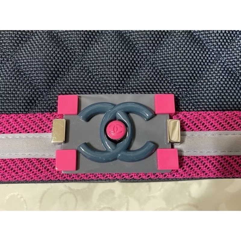 Chanel boy布面包-3