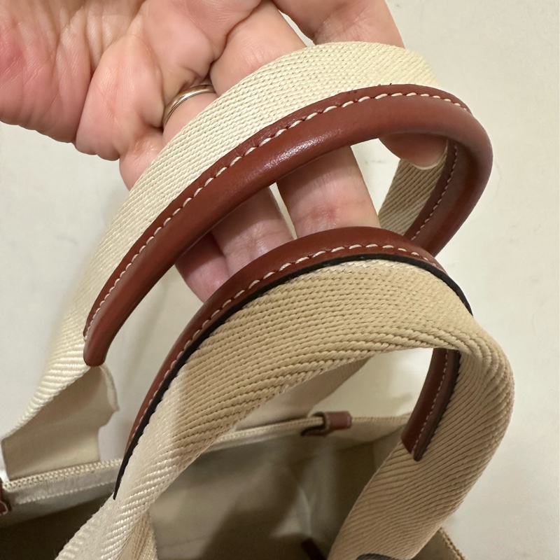 Chloe’ 蔻依 Woody 經典LOGO織帶TOTE BAG(中款)-13