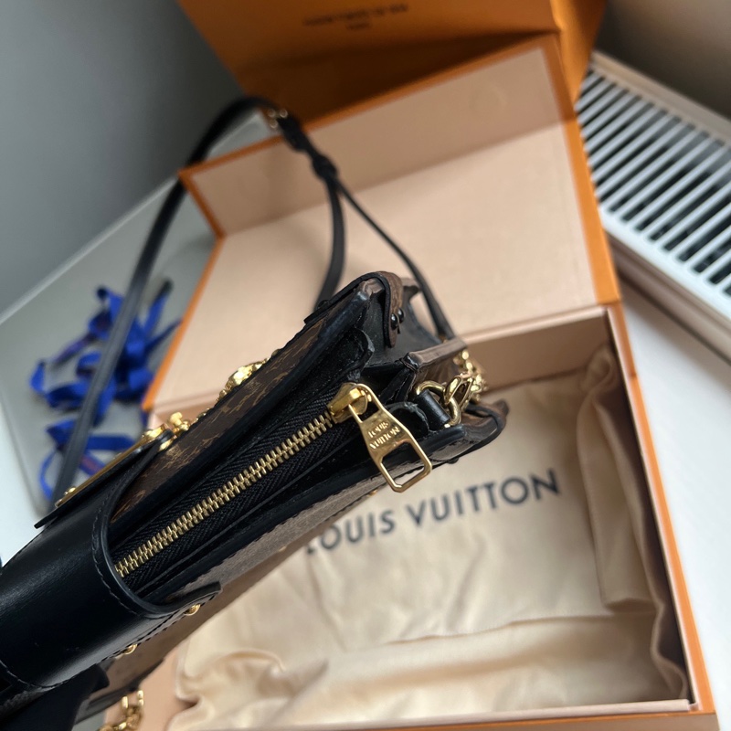 Louis Vuitton LV 焦糖拼色 軟盒子 晶片款 配件齊全-2