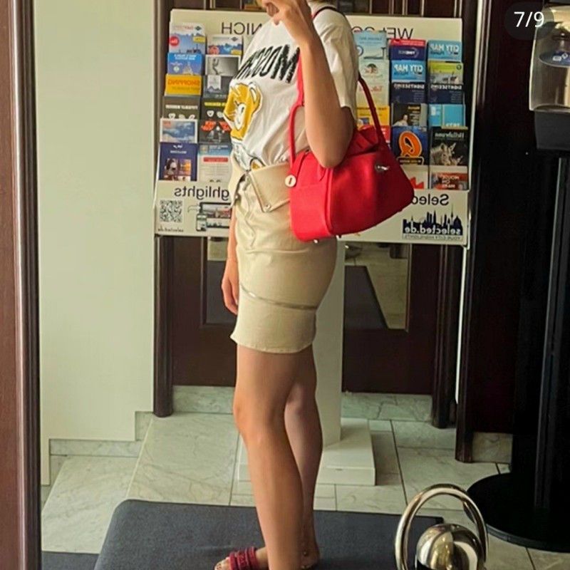 Hermes Lindy 愛馬仕 紅 金釦 Lindy26 Lindy 26-0