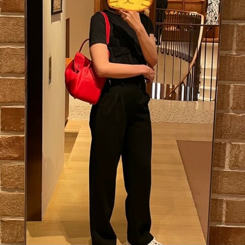 Hermes Lindy 愛馬仕 紅 金釦 Lindy26 Lindy 26