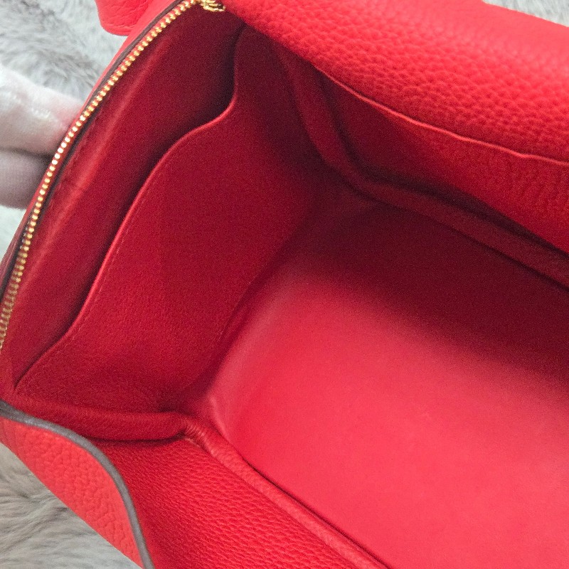 Hermes Lindy 愛馬仕 紅 金釦 Lindy26 Lindy 26-34
