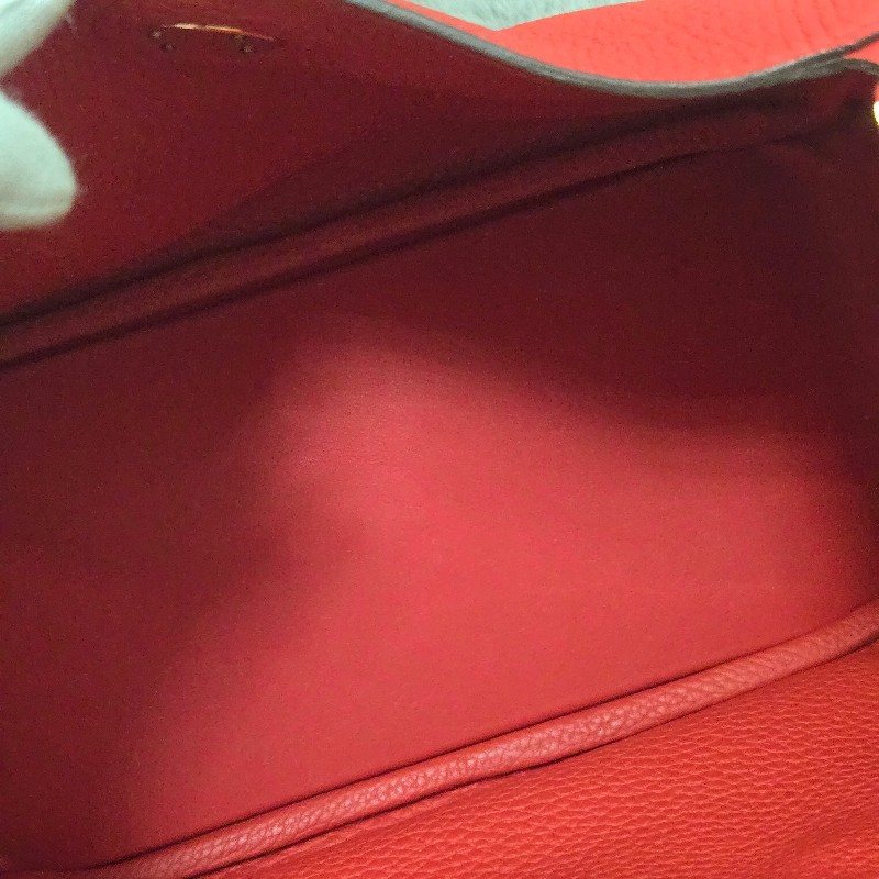 Hermes Lindy 愛馬仕 紅 金釦 Lindy26 Lindy 26-37