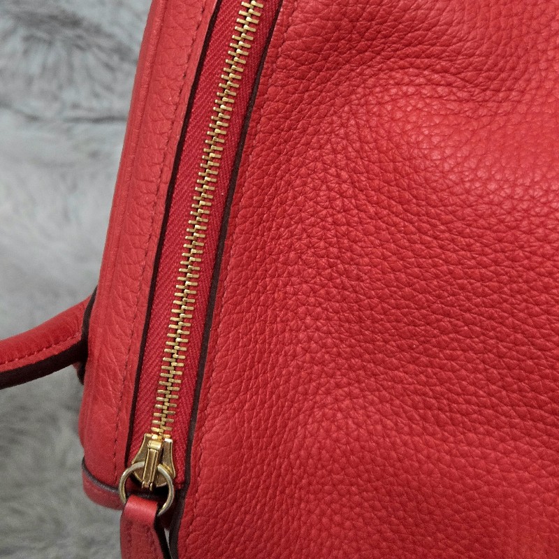 Hermes Lindy 愛馬仕 紅 金釦 Lindy26 Lindy 26-64