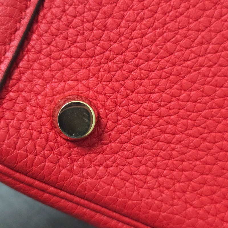 Hermes Lindy 愛馬仕 紅 金釦 Lindy26 Lindy 26-30