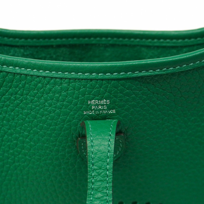 Hermes Hermès Evelyn TPM Amazon Taurillon Clemence Vertigo 女士雙印章單肩包-4