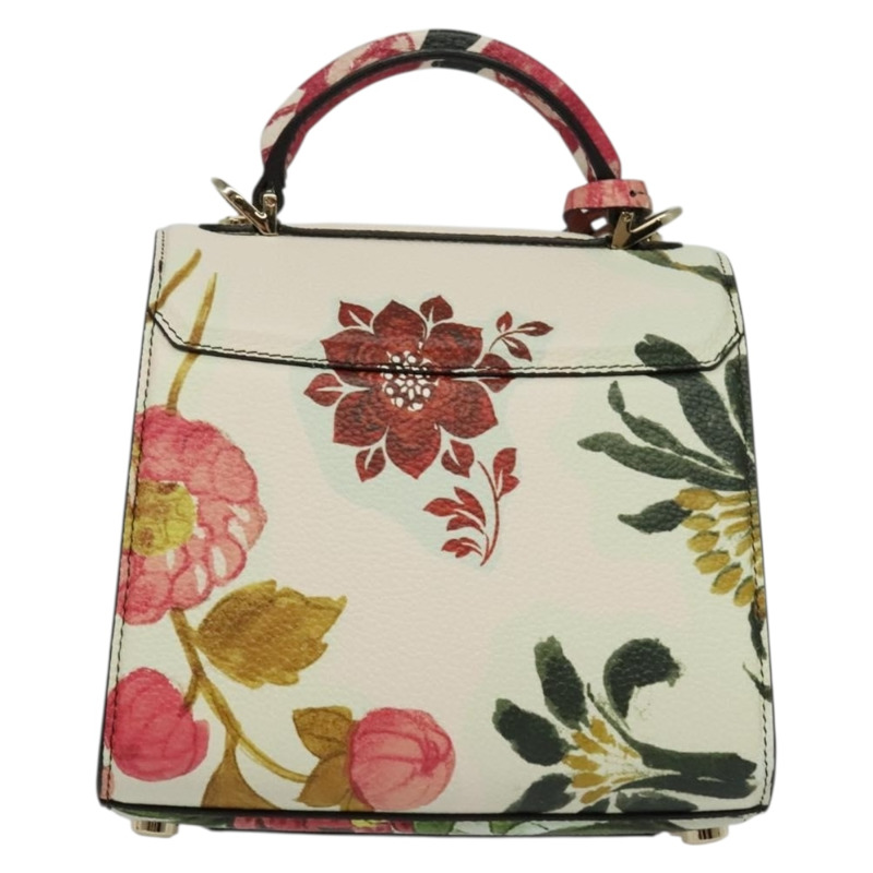 【日本直送】Salvatore Ferragamo Gancini 鏈條手提包 皮革 2 向 粉紅金 正品 131645M-2