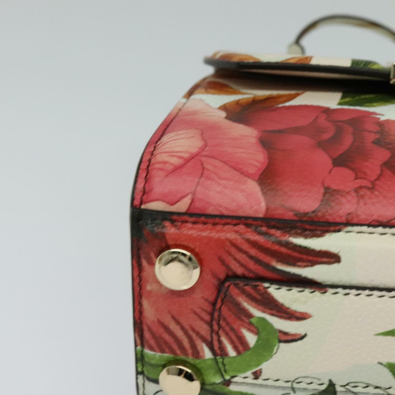 【日本直送】Salvatore Ferragamo Gancini 鏈條手提包 皮革 2 向 粉紅金 正品 131645M-9