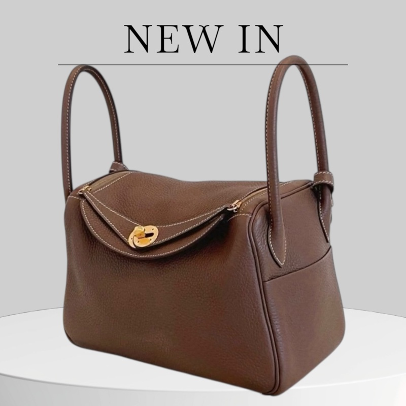 Hermes Lindy26 大象灰金扣-1