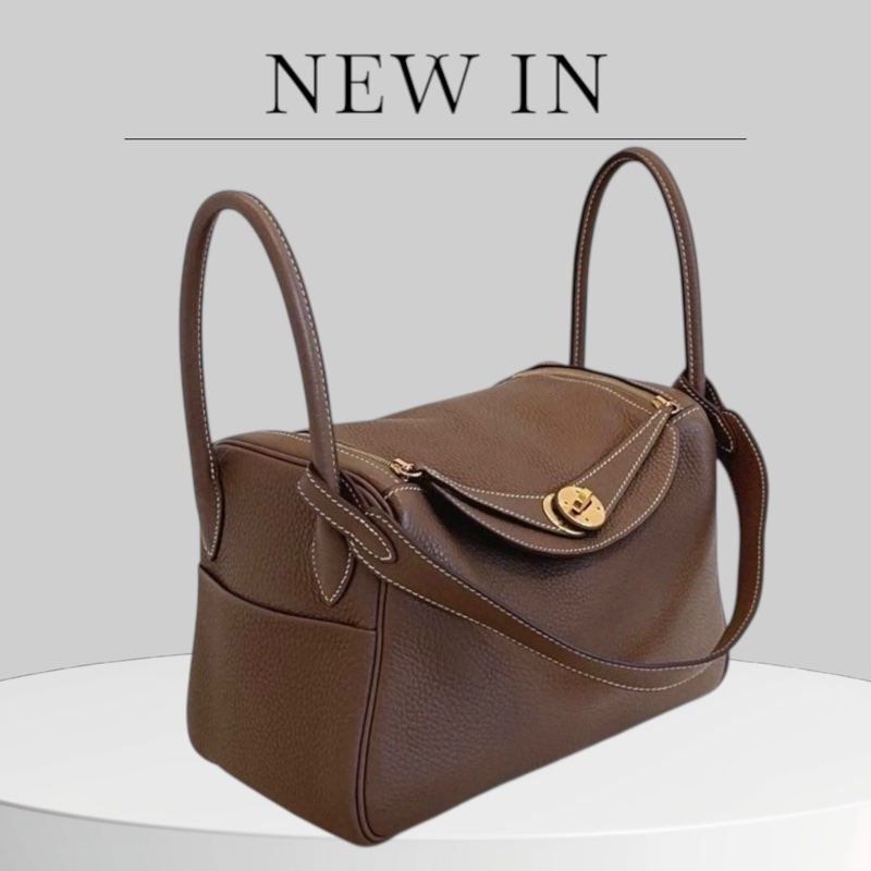 Hermes Lindy26 大象灰金扣-2