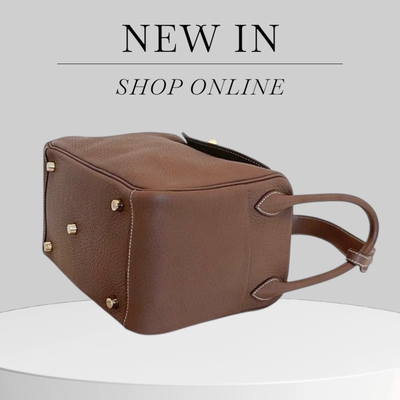 Hermes Lindy26 大象灰金扣-4